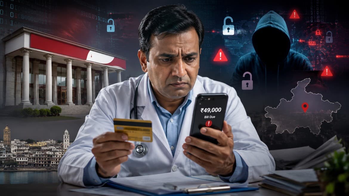 खंडवा: बिना इस्तेमाल किए क्रेडिट कार्ड पर आया ₹49 हजार का बिल, आयुष मेडिकल ऑफिसर से साइबर ठगी
